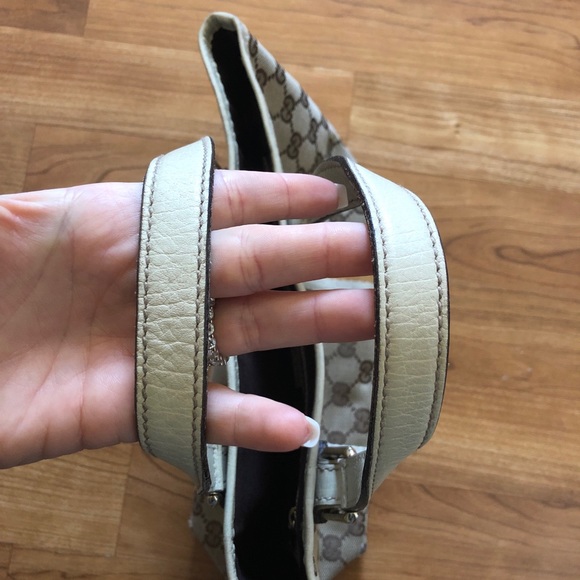 Gucci Cream GG Jolicoeur Medium Tote Bag - Picture 6 of 8